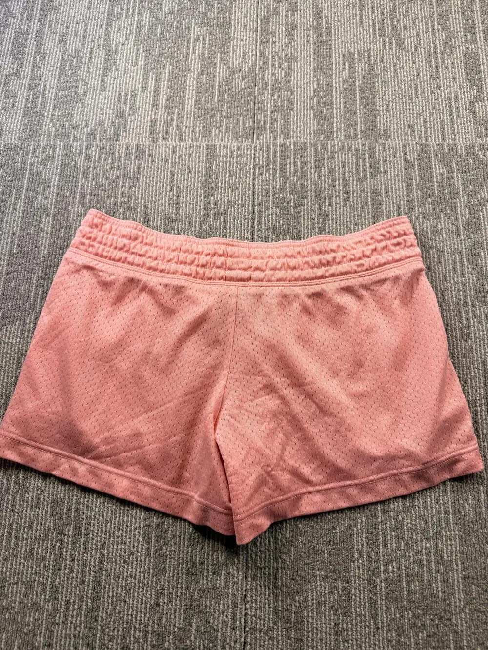 Nike Shorts Womens Small Pink Mesh Elastic Waist Running Training Athletic